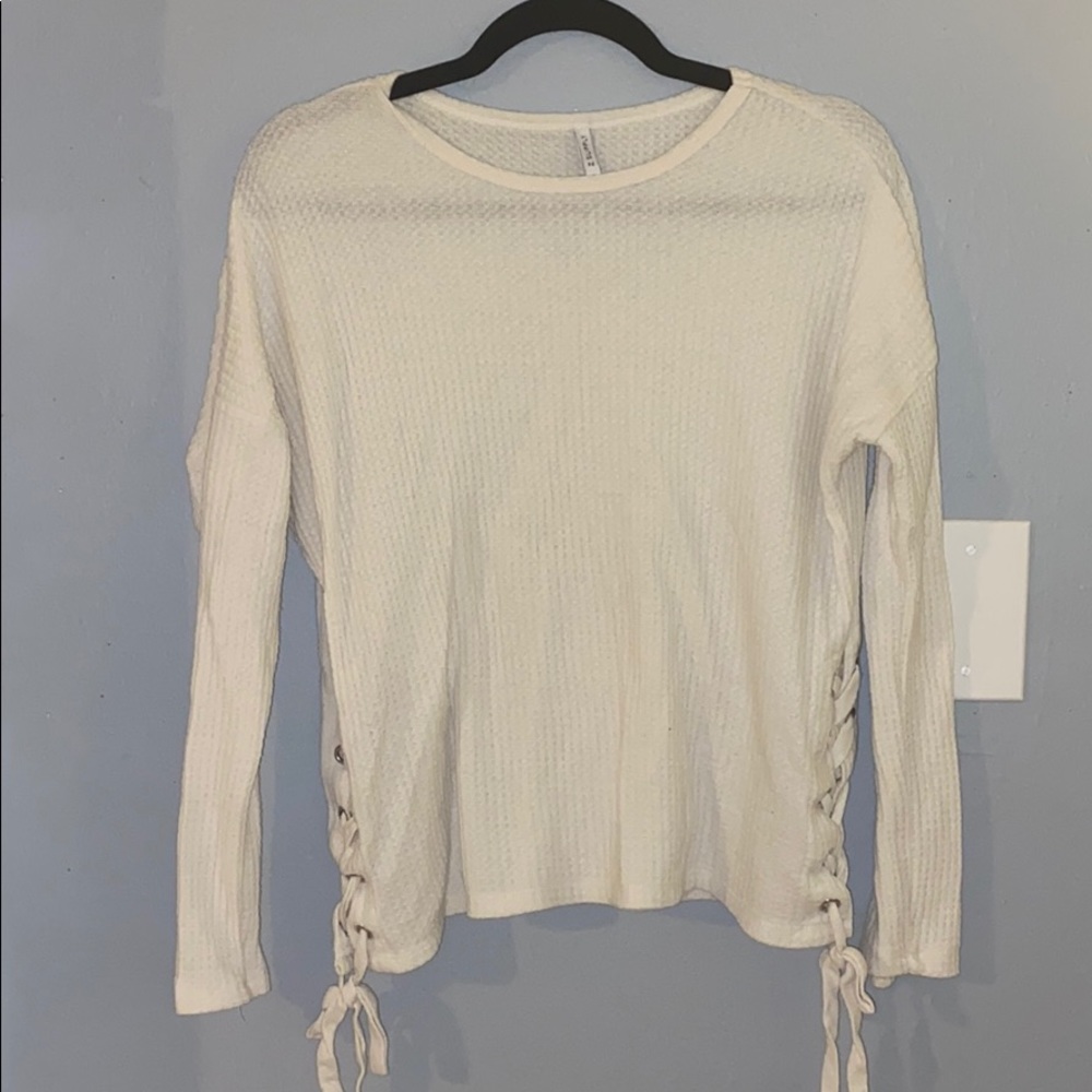 Tie Sweater